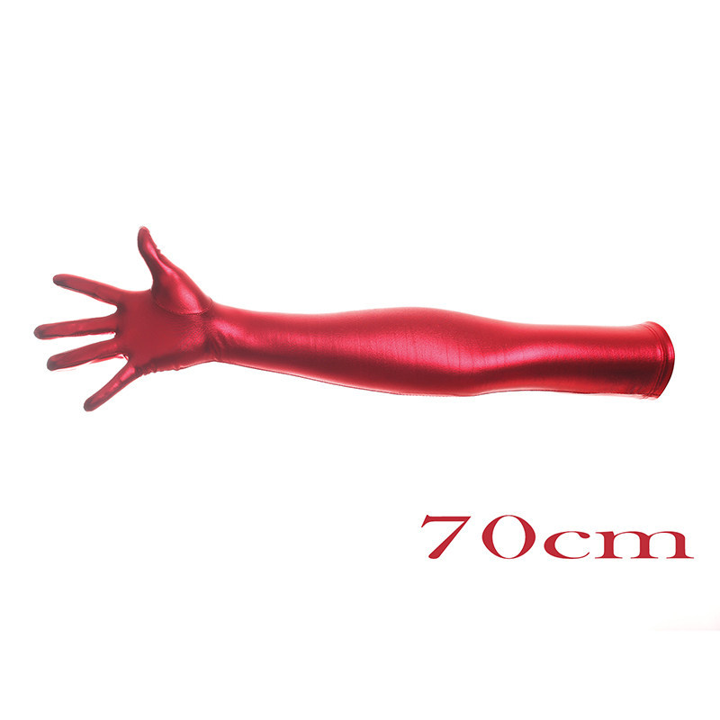 High-gloss Gold Foil Stamping And Elbow-length Costume Gloves 3 High-gloss Gold Foil Stamping And Elbow-length Costume Gloves - Image 3