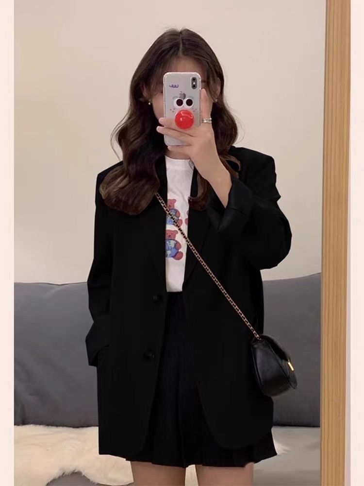 High-End Korean-Style British-Style Khaki Suit Jacket 4 High-End Korean-Style British-Style Khaki Suit Jacket - Image 4