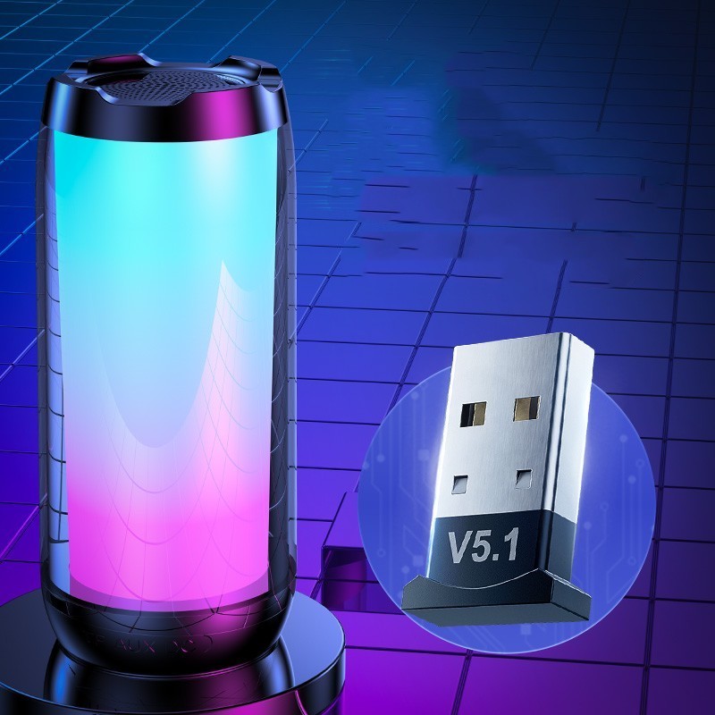 Smart Bluetooth Speaker with Ambient RGB Light – Gaming & Room Decor 9 Smart Bluetooth Speaker with Ambient RGB Light – Gaming & Room Decor - Image 9