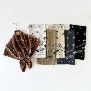 Cashew Flower Silk Scarf Square Handkerchief High-End Paisley Large Scarf