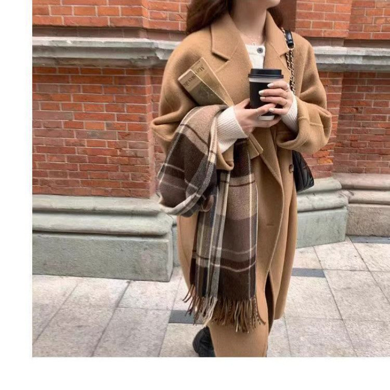 Women's Stylish Mid-length Slimming Wool Coat 2 Women's Stylish Mid-length Slimming Wool Coat - Image 2
