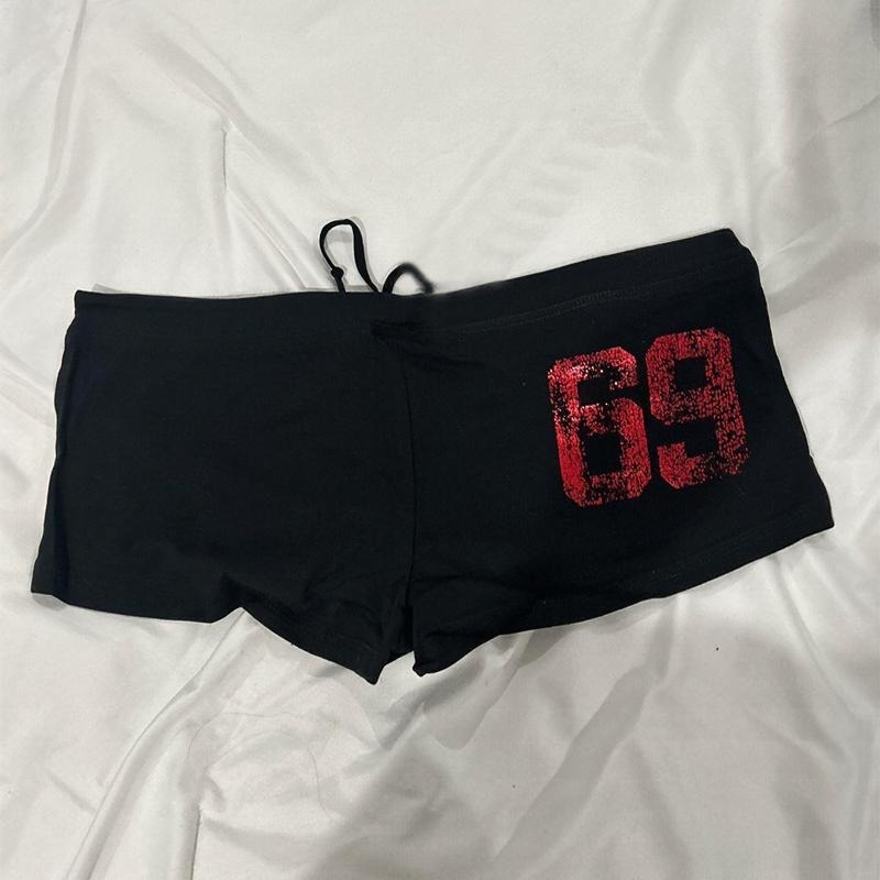 Women's Casual Ultra-Short Digital Print Shorts 2 Women's Casual Ultra-Short Digital Print Shorts - Image 2