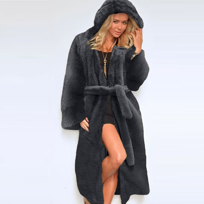 Thickened Long Faux Fur Parka-style Coat 6 Thickened Long Faux Fur Parka-style Coat - Image 6