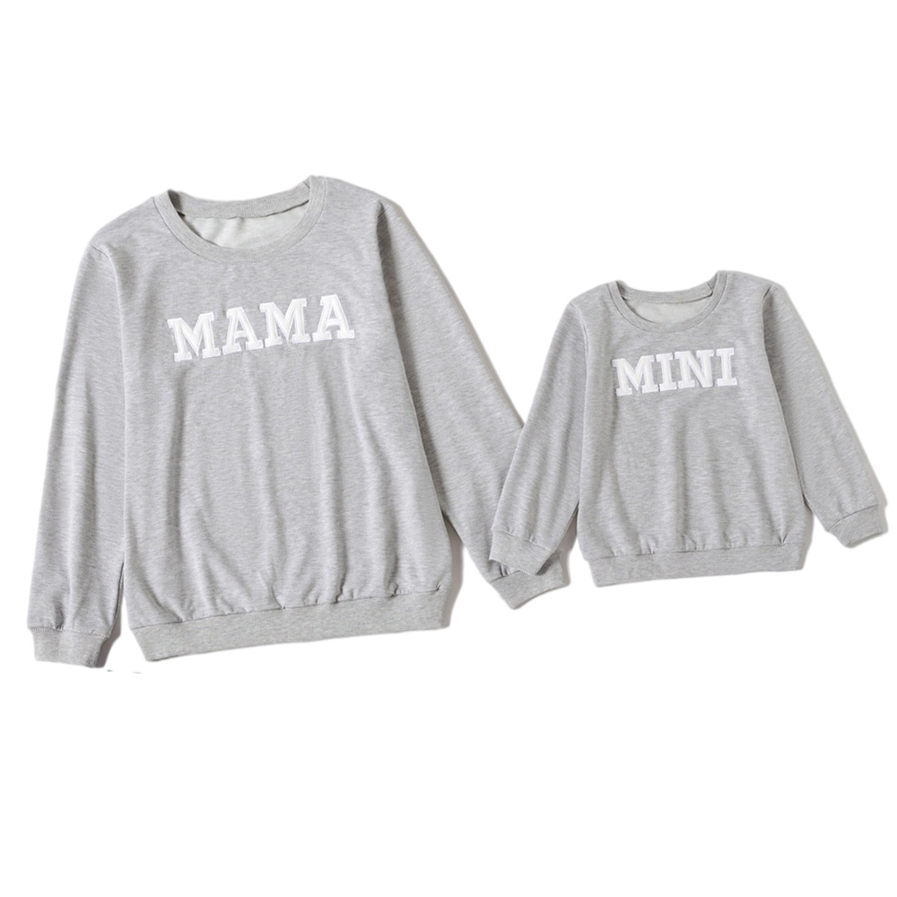 Explosive Letter Printed Sweater Parent-child Sweater 6 Explosive Letter Printed Sweater Parent-child Sweater - Image 6