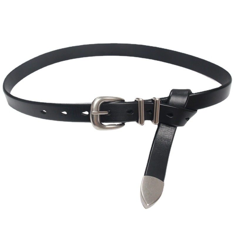 Korean Artistic Youth Silver Buckle Women's Slender Waist 3 Korean Artistic Youth Silver Buckle Women's Slender Waist - Image 3