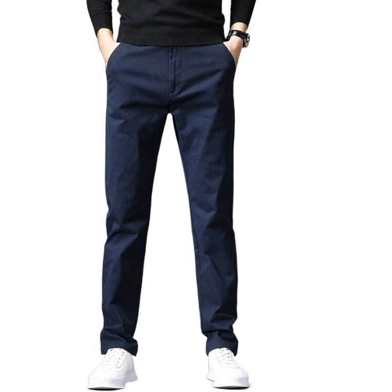Straight Fit Loose Stretch Men's Casual Pants 8 Straight Fit Loose Stretch Men's Casual Pants - Image 8