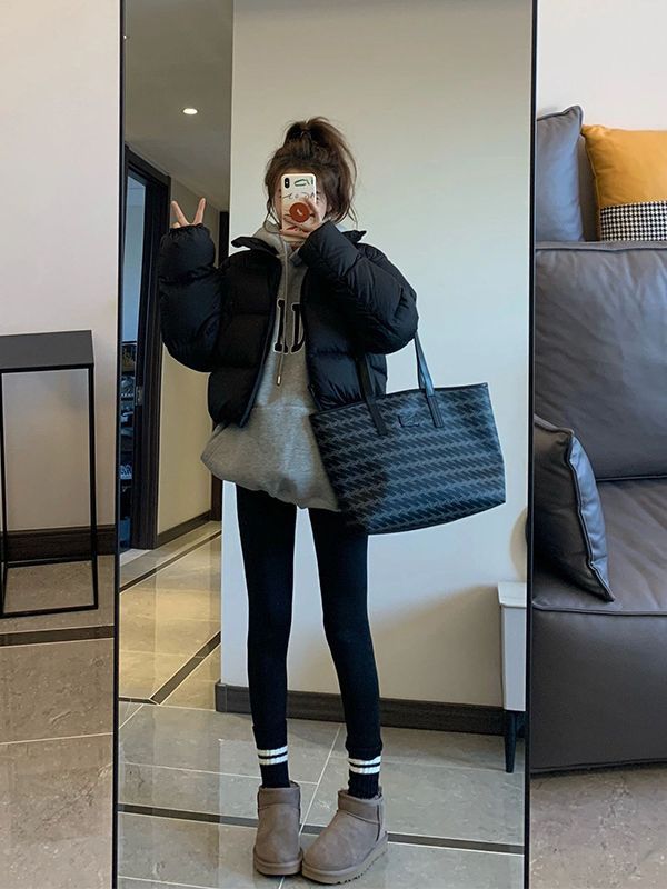 Women's Short Puffer Down Jacket Coats 5 Women's Short Puffer Down Jacket Coats - Image 5