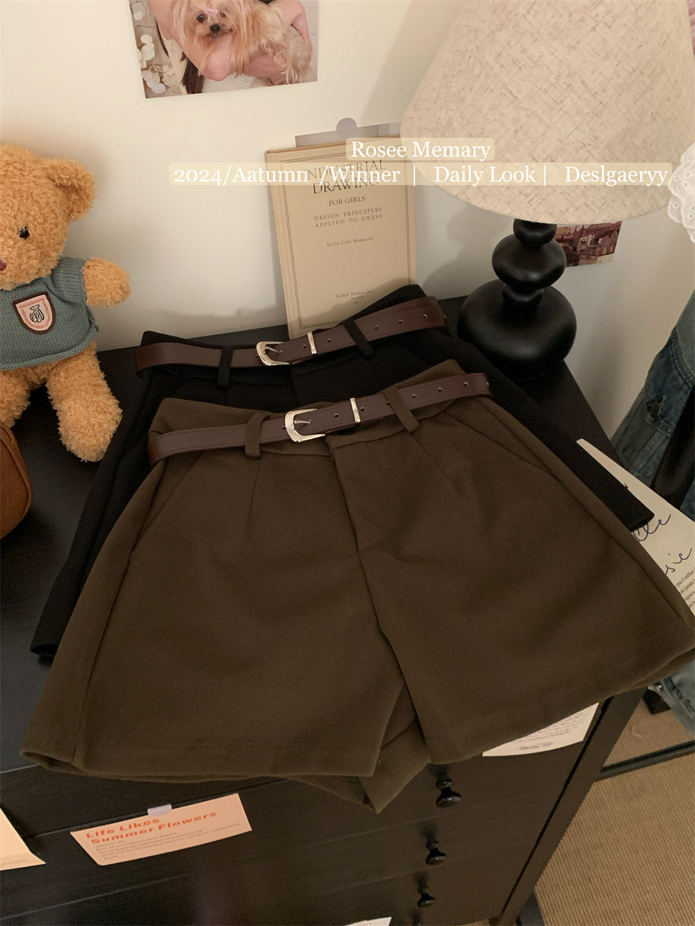 Fashionable Woolen Suit Shorts For Women 3 Fashionable Woolen Suit Shorts For Women - Image 3