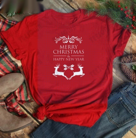 Merry Christmas Women's Casual T-shirt 2 Merry Christmas Women's Casual T-shirt - Image 2