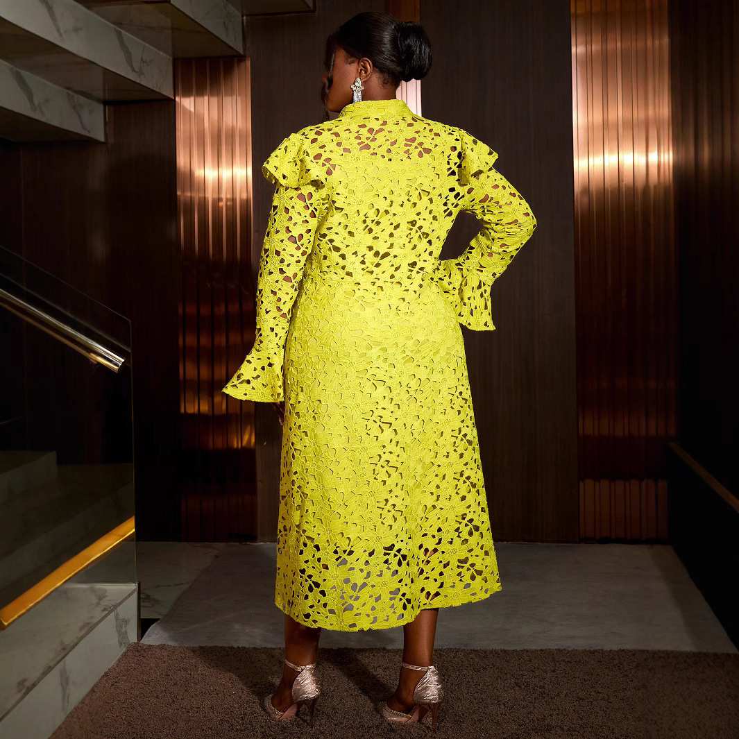 Lace Coat Half Turtleneck Cardigan Inner Wear Dress 6 Lace Coat Half Turtleneck Cardigan Inner Wear Dress - Image 6