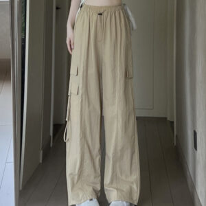 Purple Parachute Work Pants For Women