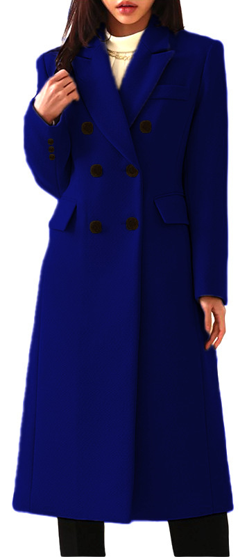 New Autumn Winter Simple Women's Wool Coat 2 New Autumn Winter Simple Women's Wool Coat - Image 2