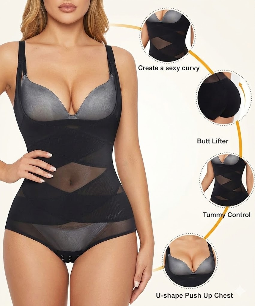Shapewear Bodysuit For Women Tummy Control Butt Lifter Panty Hi-Waist Trainer Stomach Body Shaper Slimming Girdles 6 Shapewear Bodysuit For Women Tummy Control Butt Lifter Panty Hi-Waist Trainer Stomach Body Shaper Slimming Girdles - Image 6