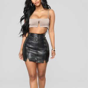 Women's Fashionable Sexy Patchwork Short Skirt