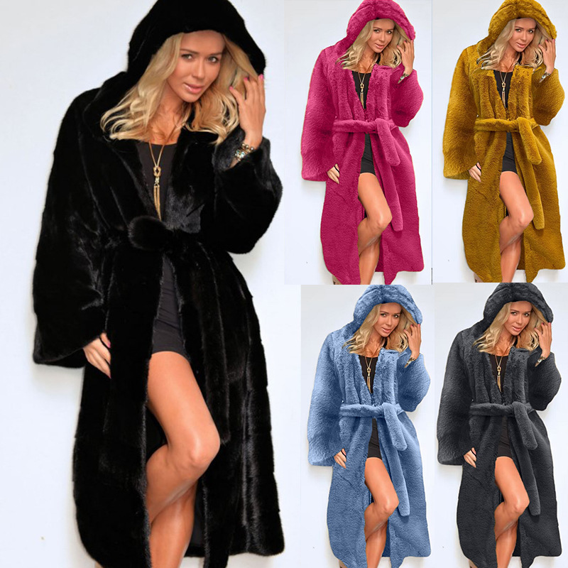 Thickened Long Faux Fur Parka-style Coat 1 Thickened Long Faux Fur Parka-style Coat