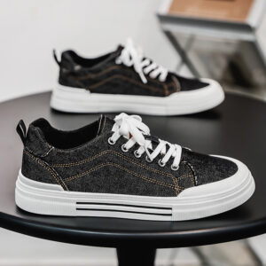 Men's Low-top Casual Denim Sneakers