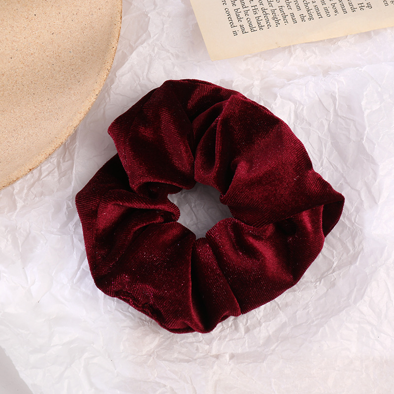Flannel Hair Tie Hair Rope Amazon Velvet Fashion Ponytail Hair Accessories 10 Flannel Hair Tie Hair Rope Amazon Velvet Fashion Ponytail Hair Accessories - Image 10
