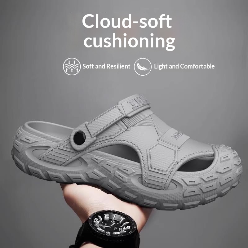 Outdoor Non-Slip Soft-Soled Closed-Toe Beach Clog Shoes 6 Outdoor Non-Slip Soft-Soled Closed-Toe Beach Clog Shoes - Image 6