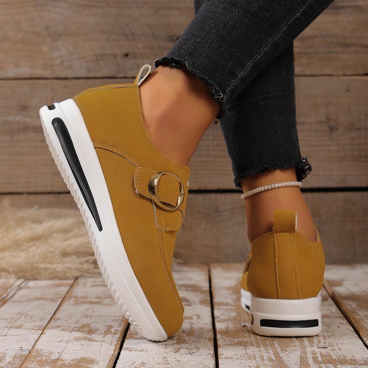 Solid-color Front-laced Casual Slip-on Shoes 8 Solid-color Front-laced Casual Slip-on Shoes - Image 8