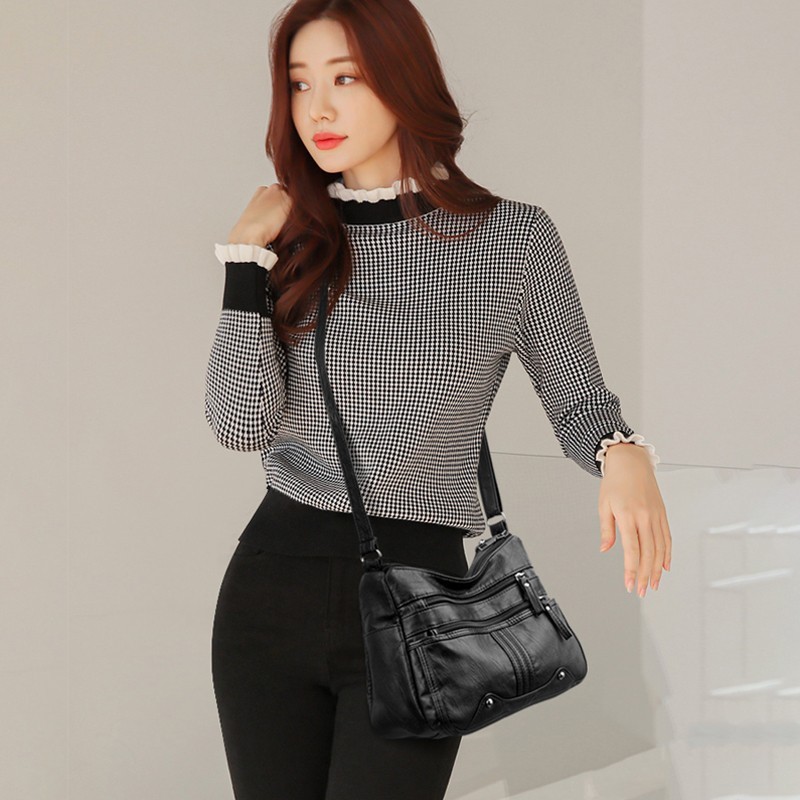 Women's Shoulder Bag Multi Pocket Cross Body Bags 8 Women's Shoulder Bag Multi Pocket Cross Body Bags - Image 8