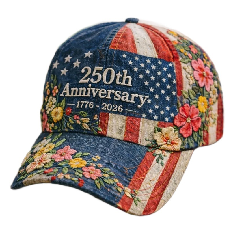 America's 250th Anniversary 3D Printed Cap 2 America's 250th Anniversary 3D Printed Cap - Image 2