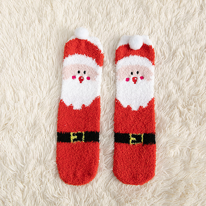 Child Christmas Fleece Socks 8 Child Christmas Fleece Socks - Image 8