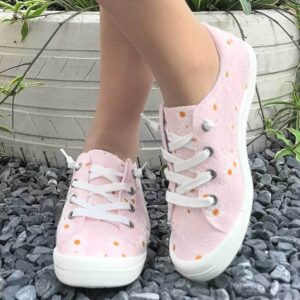 Plastic Lightweight Casual Canvas Shoes