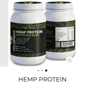 Hemp Protein Powder – Plant-Based Protein Supplement, Organic Hemp Seed Protein for Fitness, Energy & Daily Nutrition Support