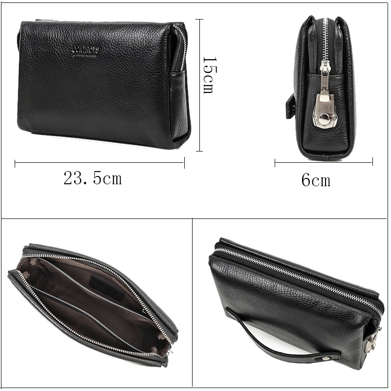 Black Angel First Layer Cattlehide Leather Wallet 2 Black Angel First Layer Cattlehide Leather Wallet - Image 2