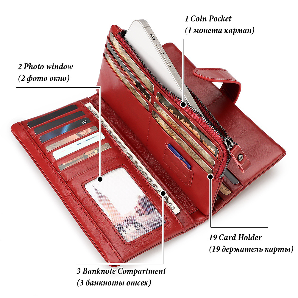 Fashionable Phone Bag Cowhide With Multiple Card Slots 3 Fashionable Phone Bag Cowhide With Multiple Card Slots - Image 3