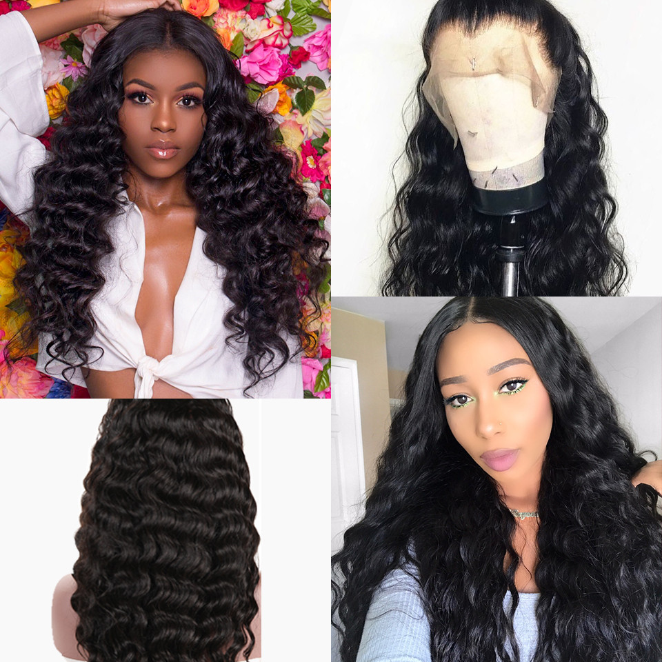 Chemical Fiber Front Lace Black Small Curly Wig 2 Chemical Fiber Front Lace Black Small Curly Wig - Image 2