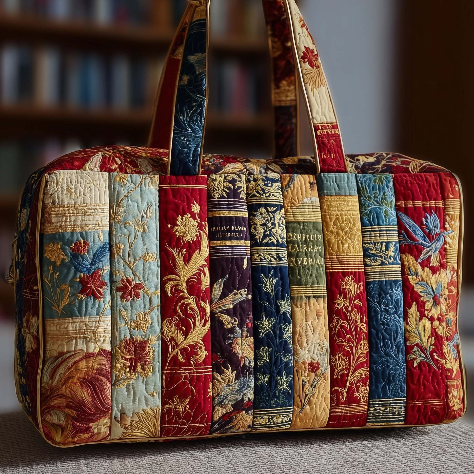 Bookwind Series Short-Distance Handheld Quilted Embroidery Travel Bag Multi-Functional 1 Bookwind Series Short-Distance Handheld Quilted Embroidery Travel Bag Multi-Functional