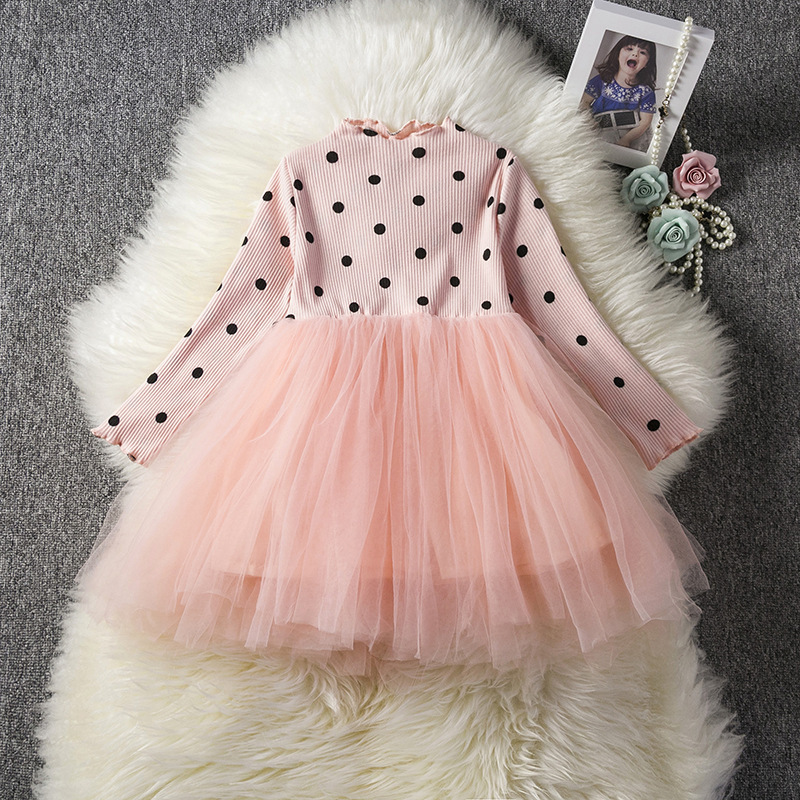 Baby Girls Long Sleeve Lace Dresses 7 Baby Girls Long Sleeve Lace Dresses - Image 7