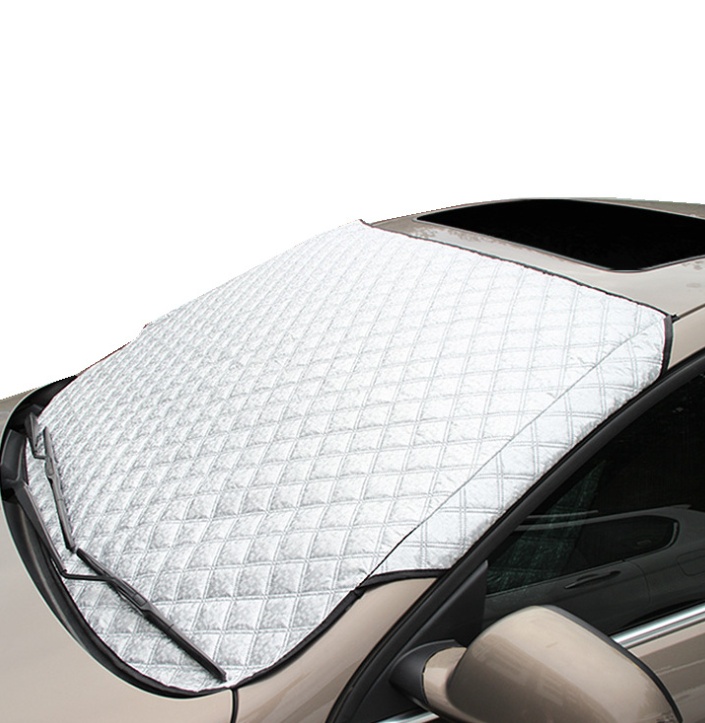 Car Sun & Snow Block Front Windshield Cover 1 Car Sun & Snow Block Front Windshield Cover
