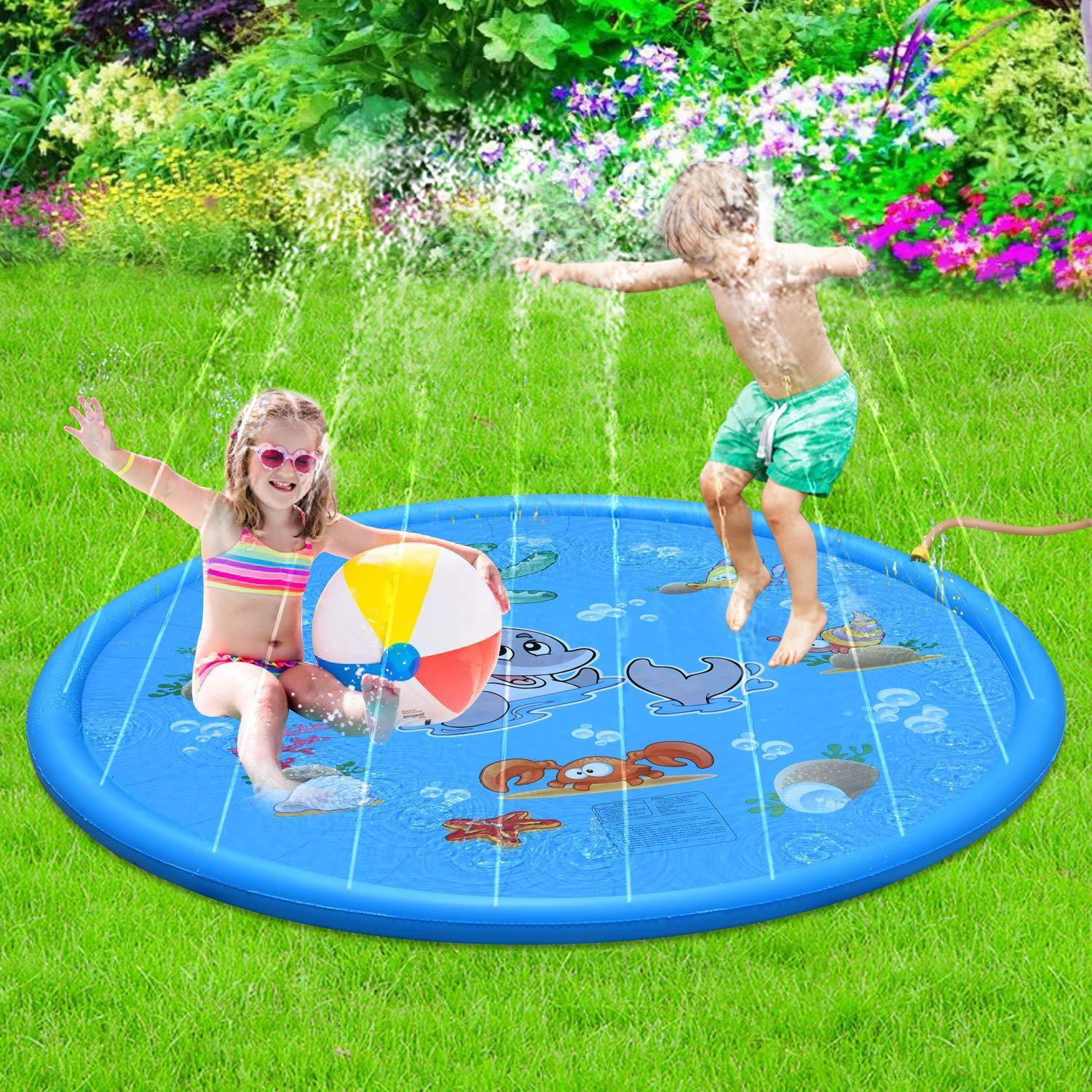 Children's Water Spray Pool Mat 1 Children's Water Spray Pool Mat