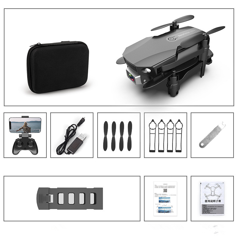 Folding Drone HD 4K Aerial Photography Mini Quadcopter Toy RC Airplane 2 Folding Drone HD 4K Aerial Photography Mini Quadcopter Toy RC Airplane - Image 2
