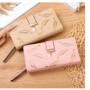 Women's Fashion Long Wallet Clutch - Zipper Closure With Card Slots & Phone Compartment
