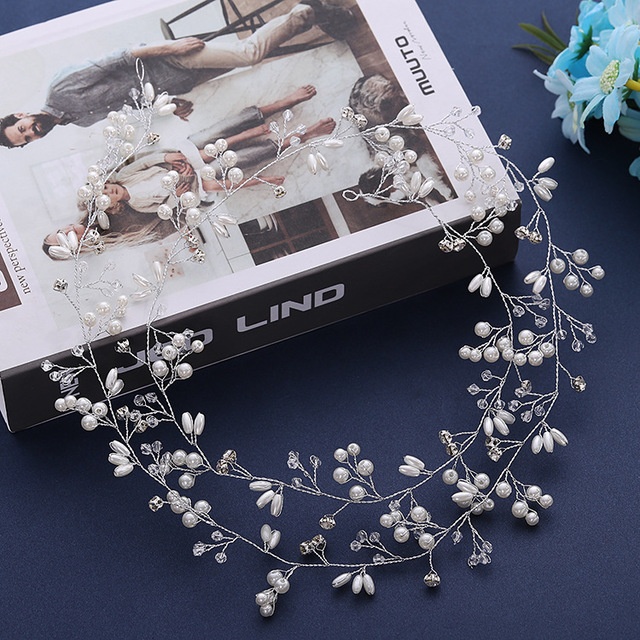 Wedding Hair Accessories Crystal Pearl Hair Accessories 6 Wedding Hair Accessories Crystal Pearl Hair Accessories - Image 6
