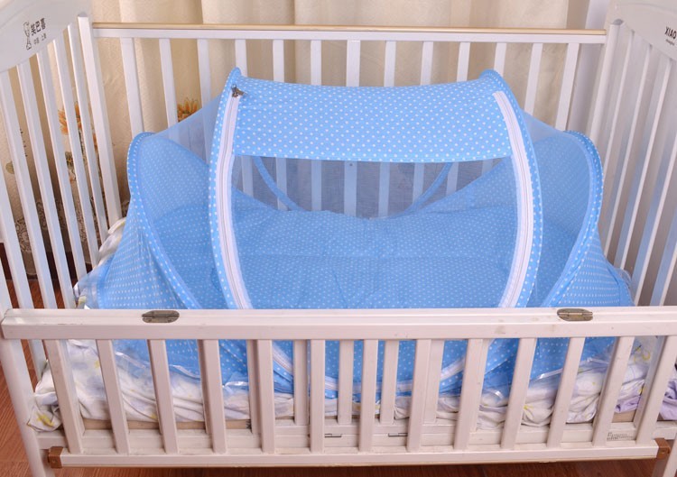 Foldable Baby Bed Net With Pillow 2 Foldable Baby Bed Net With Pillow - Image 2