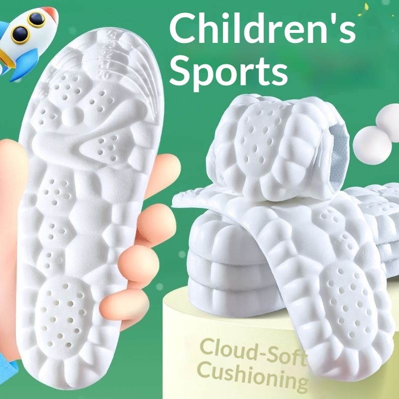 Children Breathable Sweat-absorbing Shock-absorbing Insoles 2 Children Breathable Sweat-absorbing Shock-absorbing Insoles - Image 2