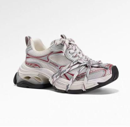 Silver Designer Dad-style Athletic Casual Shoes 5 Silver Designer Dad-style Athletic Casual Shoes - Image 5