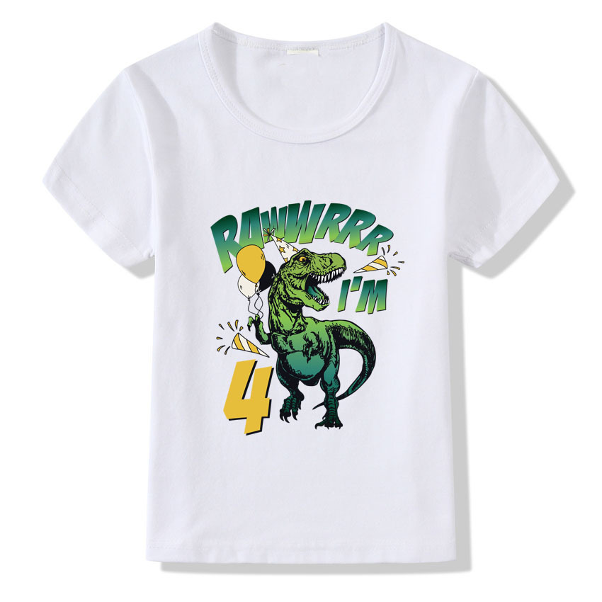 Children's T-shirt Numbers 1-9 Birthday T-shirt 9 Children's T-shirt Numbers 1-9 Birthday T-shirt - Image 9