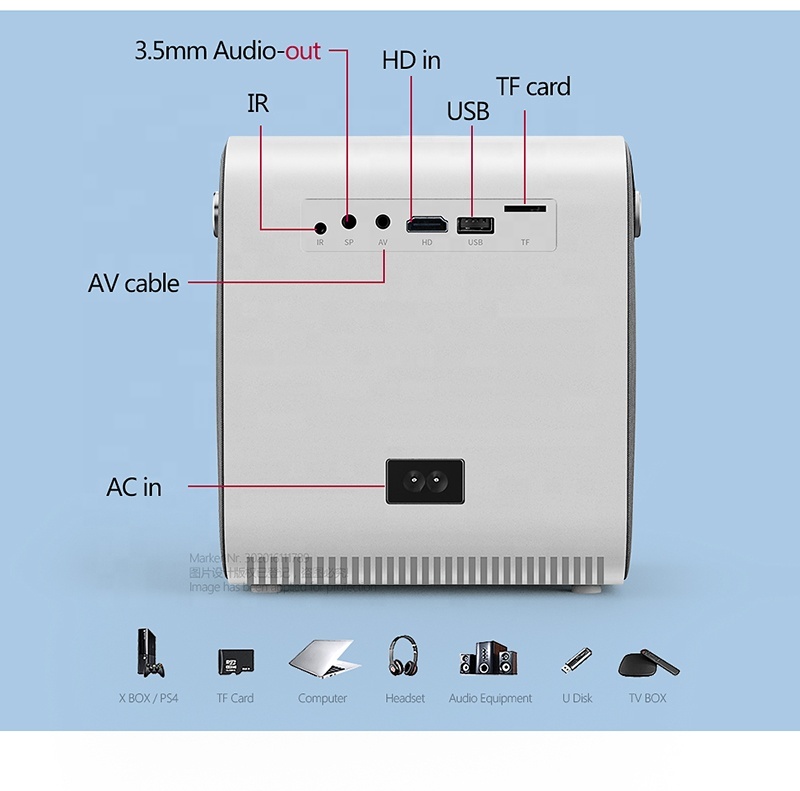 1080P High Definition Portable Projector 2 1080P High Definition Portable Projector - Image 2