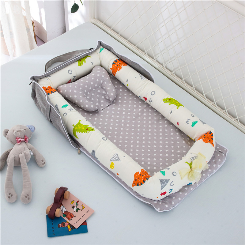 Portable Cotton Foldable Baby Bed 2 Portable Cotton Foldable Baby Bed - Image 2
