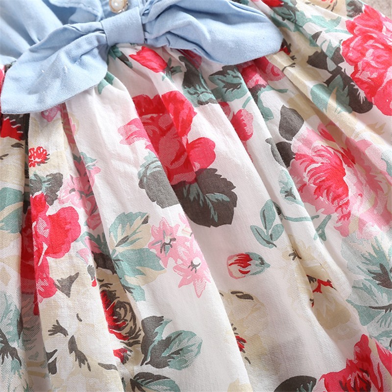 Children Sleeveless Denim Dresses 7 Children Sleeveless Denim Dresses - Image 7