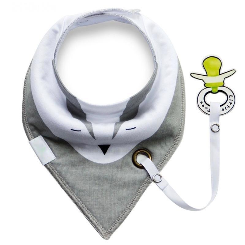 Bib with Pacifier Clip 1 Bib with Pacifier Clip