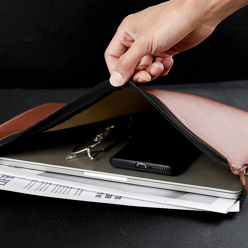 Sleek, High-capacity, Waterproof Leather Organizer For Contracts And Documents 2 Sleek, High-capacity, Waterproof Leather Organizer For Contracts And Documents - Image 2