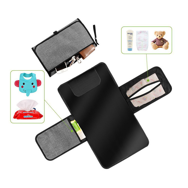 Baby Portable Foldable Washable Waterproof Travel Diaper Changing Mat 10 Baby Portable Foldable Washable Waterproof Travel Diaper Changing Mat - Image 10