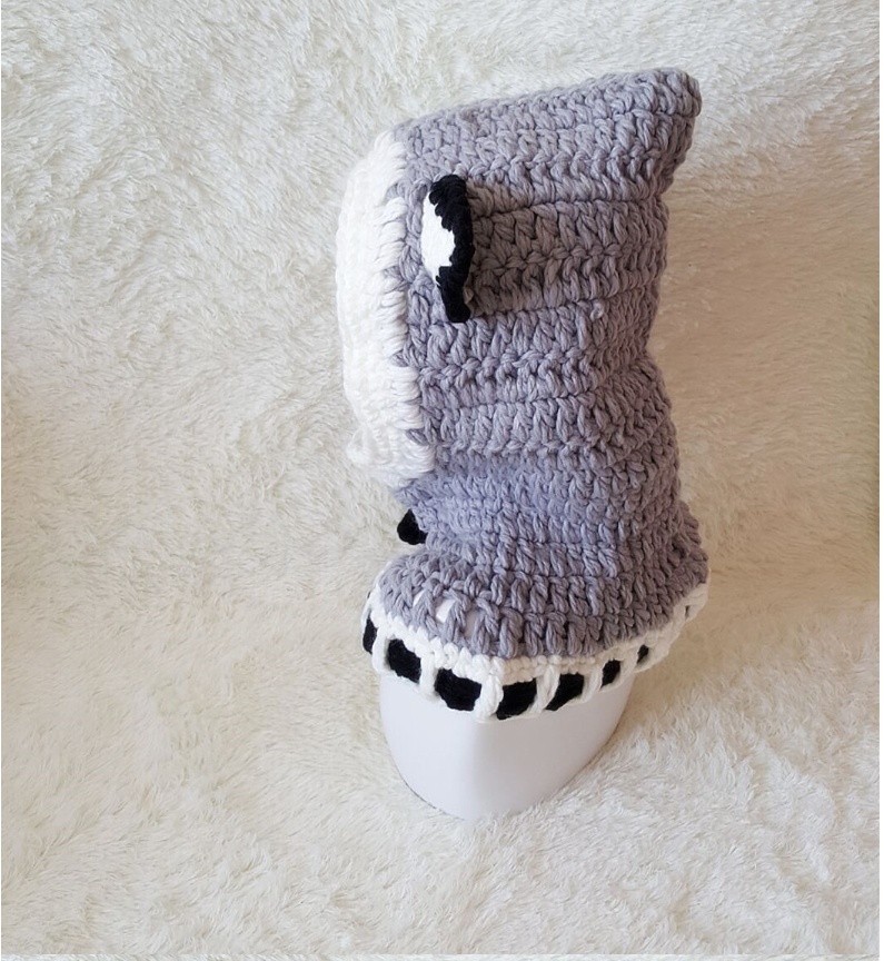 Children's Wool Knit Hat Hand-knitted warm Caps 2 Children's Wool Knit Hat Hand-knitted warm Caps - Image 2