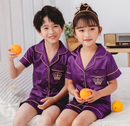 Artificial Silk Children's Pajamas 1 Artificial Silk Children's Pajamas